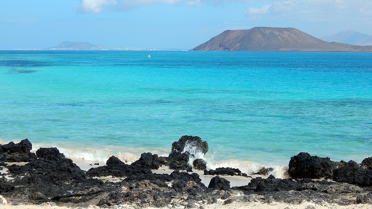 Belle plage de Fuerteventura