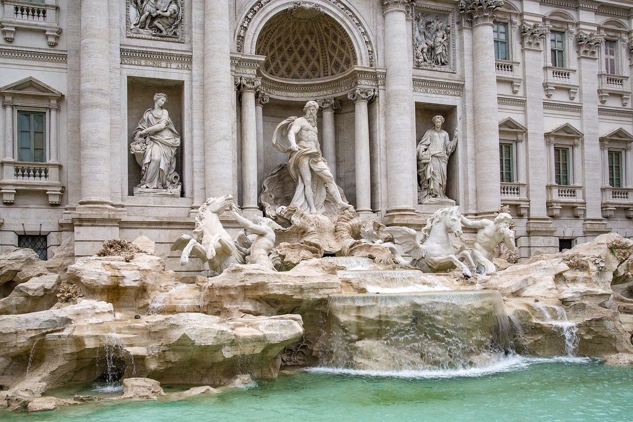 Statue Fontaine à Rome